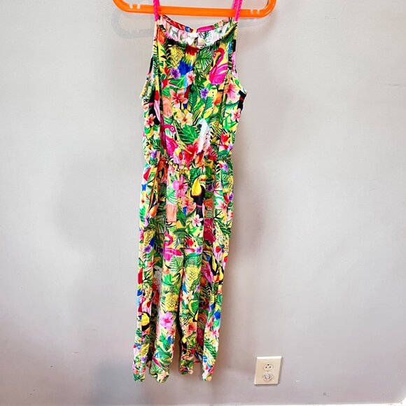 Emma Jayne X H&M Kids Tropical Print Sleeveless Jumpsuit 11-12 Years - Picture 1 of 6